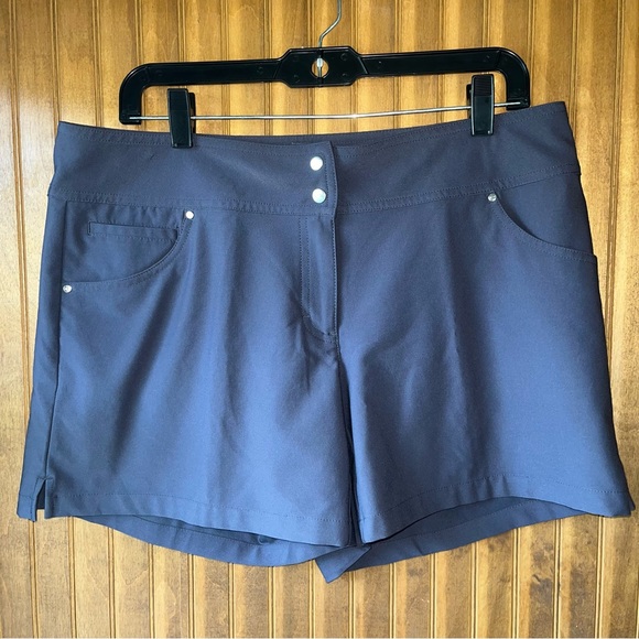 Slazenger Shorts Slazenger Coal Grey Golf Shorts With Pockets Women